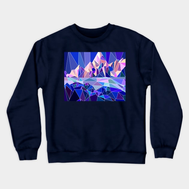 Mountain Lake Crewneck Sweatshirt by beesants